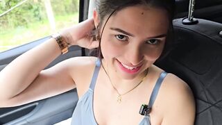 Neighbour On Roller Skates Has PUBLIC Sex In The Car