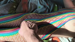 Hawt Costumed Step Sister Lets Me Touch Her Taut Virgin Vagina And Pursue Her Outline