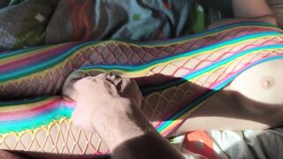 Hawt Costumed Step Sister Lets Me Touch Her Taut Virgin Vagina And Pursue Her Outline