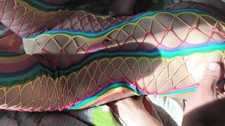 Hawt Costumed Step Sister Lets Me Touch Her Taut Virgin Vagina And Pursue Her Outline