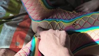 Hawt Costumed Step Sister Lets Me Touch Her Taut Virgin Vagina And Pursue Her Outline