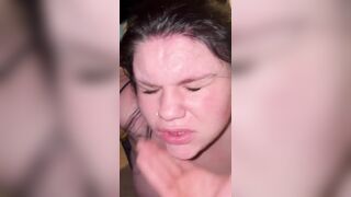 CUTE big beautiful woman WHITE BITCH WISH A COARSE STUD