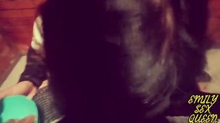 recopilacion de Emily Sex Queen follando y tragando comida con sperm parte two