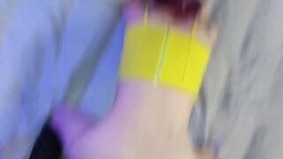 Hawt Cyber Elf gives astonishing oral sex, gets screwed & dominated hard by large wang, and creampied