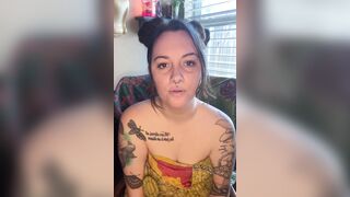 Obese Smoker Masturbating