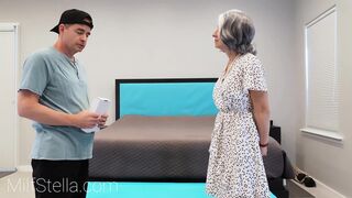 StepGran Pranks StepGrandSon - THE INAPPROPRIATE GIFT E20 - mother I'd like to fuck STELLA FULL CLIP 4K