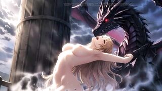 The princess locked up in the tower becomes the dragon's meat urinal