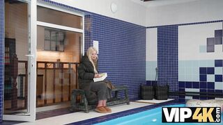 VIP4K. The Pool party takes an unexpected turn when a Lascivious Girl sees that Dong