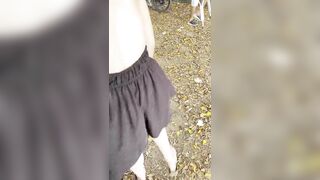 Colombian Gal Masturbates in Public on the Street