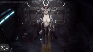 Ebony cat X Venom cg animation