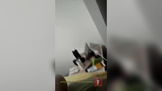 This chab Watched Me Bang My Sex-toy Then Creampied Me Raw