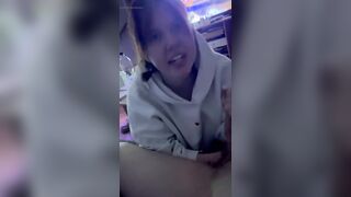 eighteen Year Old on Her Knees Oral pleasure