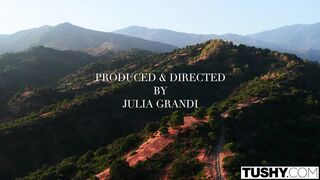 TUSHY Anal-Mad Chick Amirah Adara Gets DPed By 2 Giant Dicks