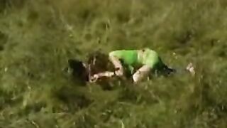 Lesbian Catches Girl In Field By twistedworlds