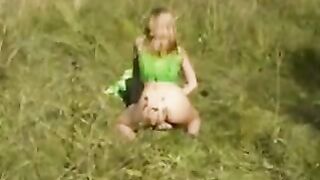 Lesbian Catches Girl In Field By twistedworlds