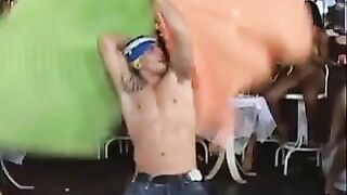wild latin lesbian party orgy