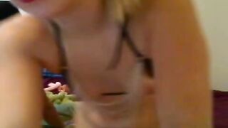 Blonde Teen Fuck by Strapon