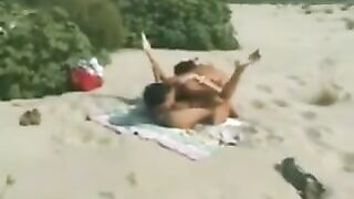 Lesbians At Beach Love To Be Watched by Voyeurs BV