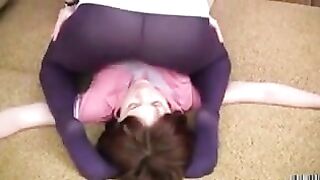 Girl-on-Girl Facesitting in Stockings