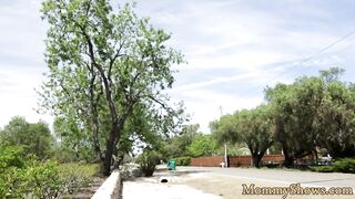 Glamcore milf seduces her stepdaughter