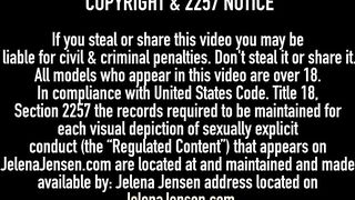 Long Legged Jelena Jensen & Hottie Taylor Vixen Tongue Fuck!