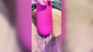 Toy and Soaked Vagina