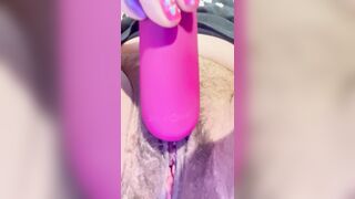 Toy and Soaked Vagina