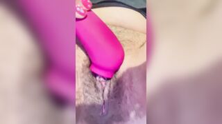 Toy and Soaked Vagina