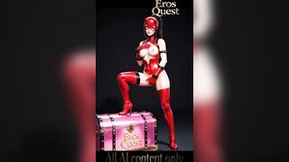 ErosQuest - DareDevil Cosplay - Solitary Pleasures - AI Content
