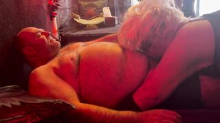 Lanista Bear test Stepahine-NicoleTV her oral skills and swallowing skills of his cum