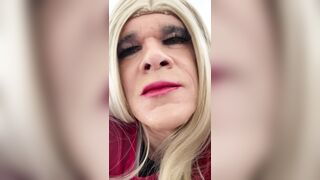 Amateur Crossdresser in stocking heels petticoat seduces spouse to her room gives oral-job, but hubby keeps talking about mother i'd like to fuck wild