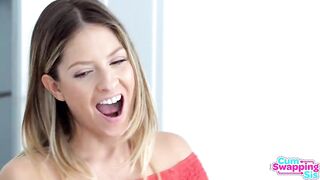 "Show Us Your Rod Stepbro, We Desire To Exchange Your Cum" - Ivi Rein Rebecca Volpetti Three-some Facial