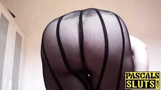 Donna Austin is bulky redhead, and sex is always on her mind. This babe plays with herself in advance of Pascal slips his dong into her throat!