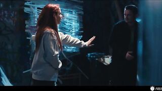 Ouija Board Parody Prank - Redhead Sweetheart Face Screwed Whilst the Time is Frozen