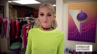 Slutty Blond Tallie Lorraine Likes To Get Drilled By Bryan Gozzling!