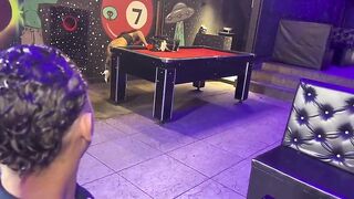 Interview at the tobacco shop ends in sex.