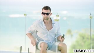 TUSHY Anal-Insane Yoga Instructor Sandra Lyd Sneaks Away With Married Guy For Secret Anal