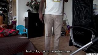 A Single French Caregiver With A Admirable Large Booty Banged At Home During Her Work Hours !!!