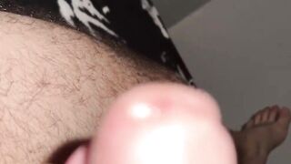 Giant ejaculation at the mirror HD jack denaro