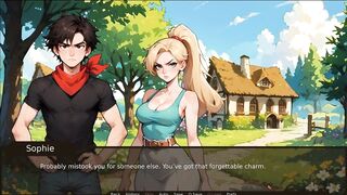 Farmer Kink [ TABOO Manga Game ] Ep.11 this babe took me to the WASHROOM to check my MASSIVE KNOB during the PARTY !