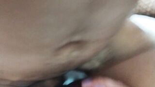 Me follé a mi vecina en su casa y me corrí dentro de su lindo coñoPOV y creampie