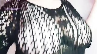 Bonita blusa de malla para salir