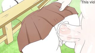 Alex got stuck in the fence on purpose and Steve banged her! manga (porn manga sex )4K 2026