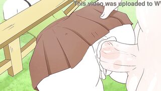 Alex got stuck in the fence on purpose and Steve banged her! manga (porn manga sex )4K 2026