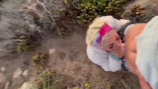 RUBIA FOLLANDO EN PLAYA CHILENA.