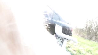 The Golden-haired Was Stretched by 3 Large Cocks