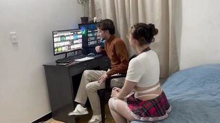 Curvy Lalin girl Student Katty does SOEVER it takes to pass her Anatomy Exam