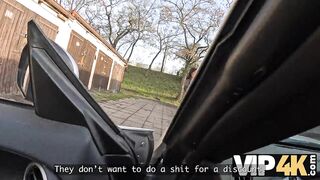 VIP4K. This babe showed me her Boobs in Public, and I sold 'em a Car