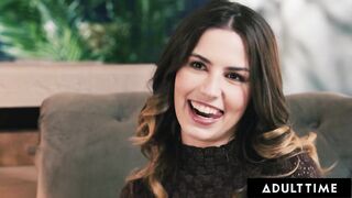 ADULT TIME - Charming Chanel Camryn Gets Fingered During the time that Passionately Raw Fucked into ass In Romantic Bang