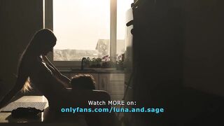 Cinematic Morning Sex - Real Amateur Pair (Blowjob & POV)